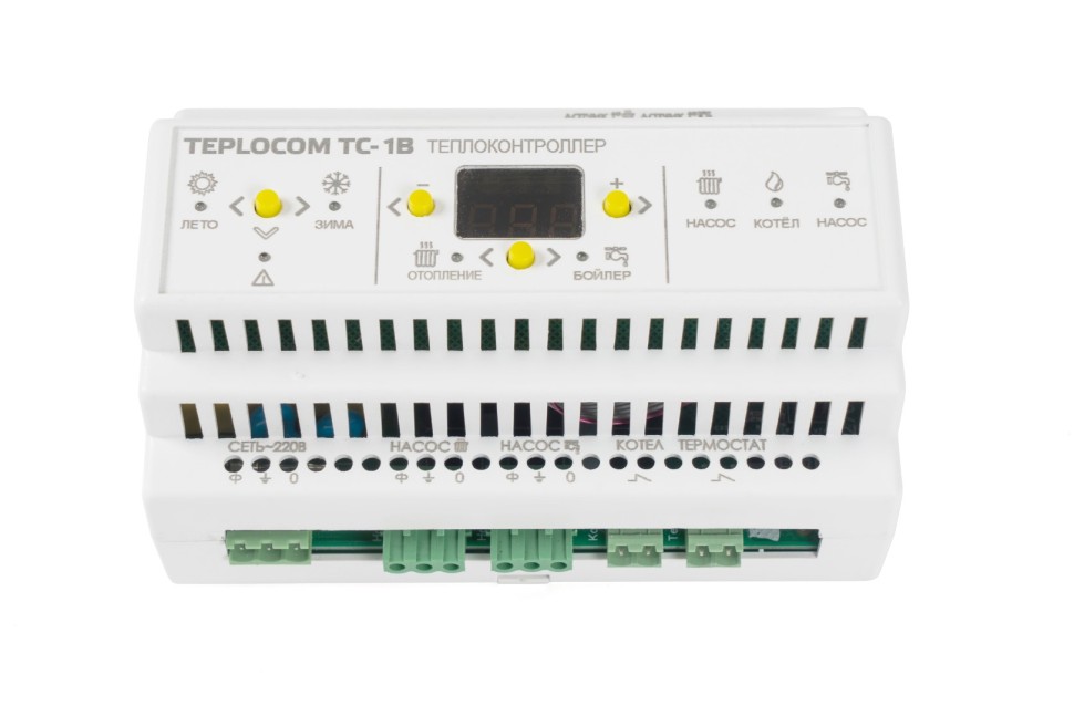 Теплоконтроллер для систем отопления TEPLOCOM Бойлер TC-1B