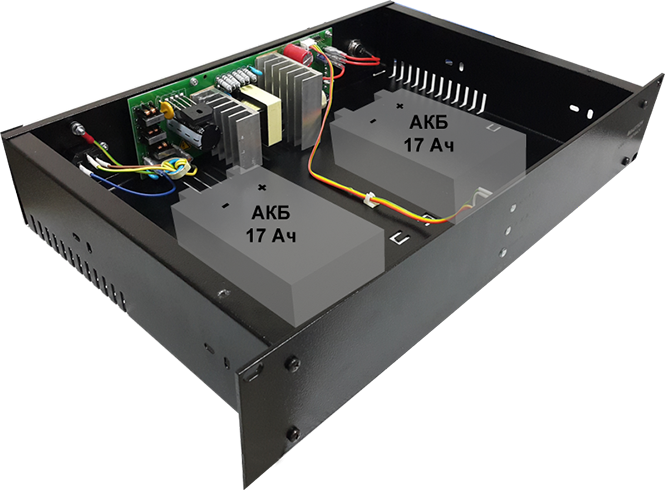 Источник бесперебойного питания СКАТ-1200И7 Rack (СКАТ ИБП-12/5-2x17-RACK)