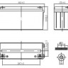 Аккумулятор DELTA DTM 12150 L